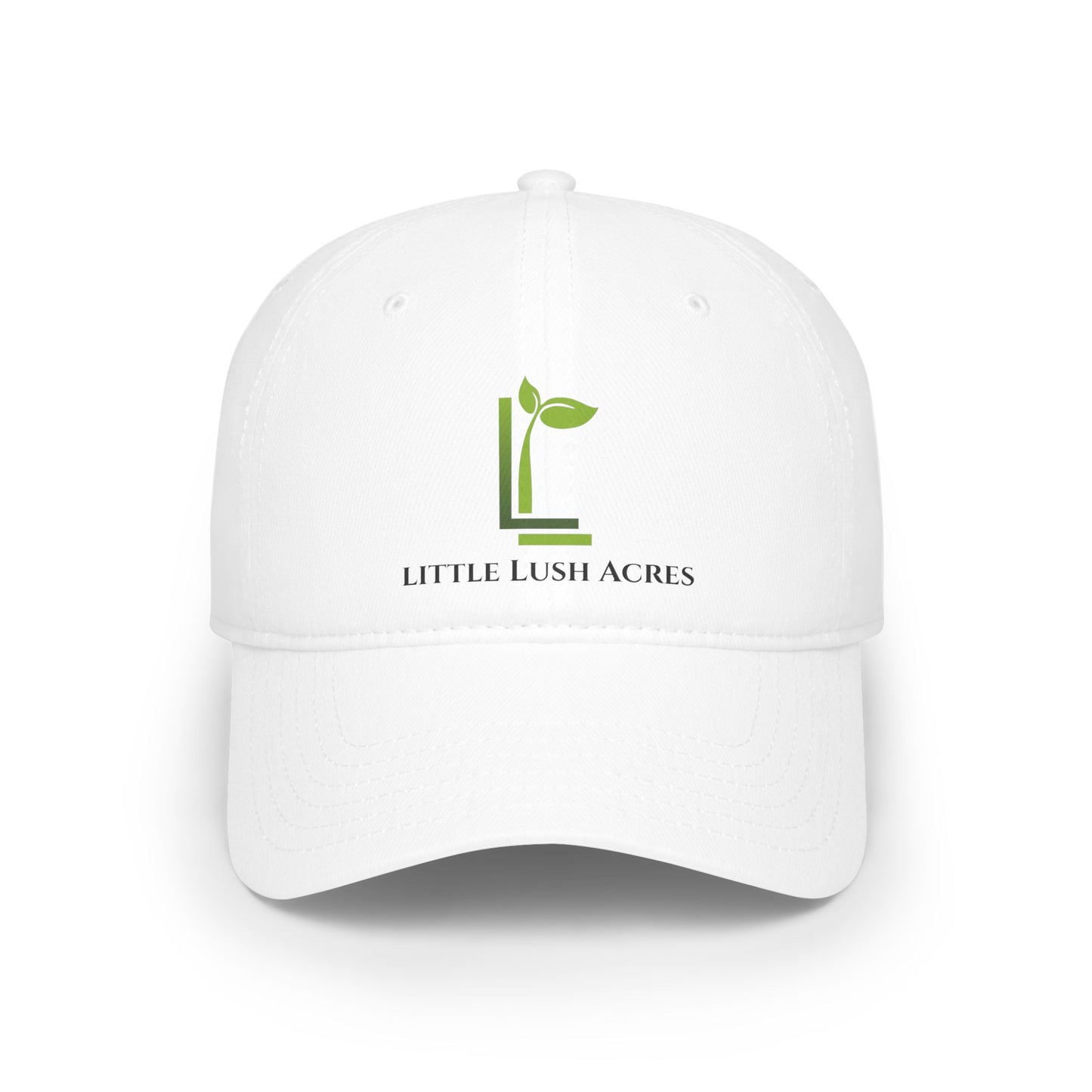 Little Lush Acres Logo Cap — Low Profile Embroidered Baseball Hat